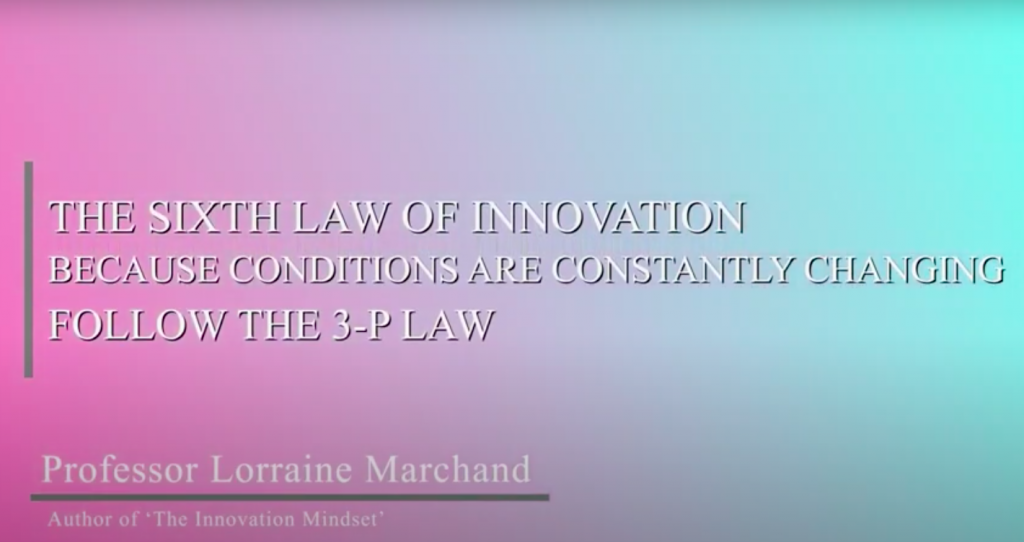 The Sixth Law of Innovation